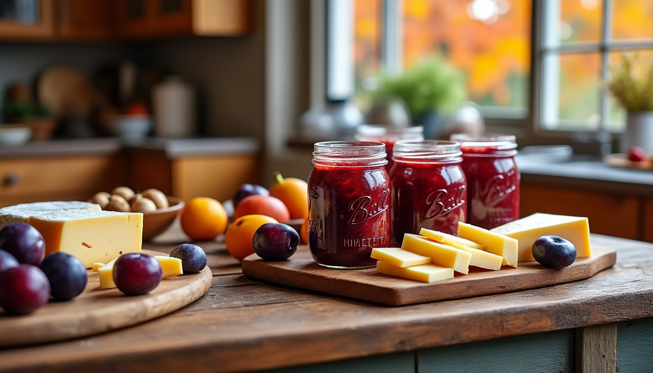 discover a traditional spiced plum chutney recipe perfect for enhancing your cheese boards with rich, tangy flavors.
