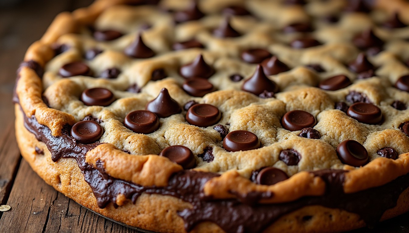 discover the ultimate cookie pie recipe and learn how to bake a giant, indulgent chocolate chip treat that's perfect for sharing or satisfying your sweet cravings.