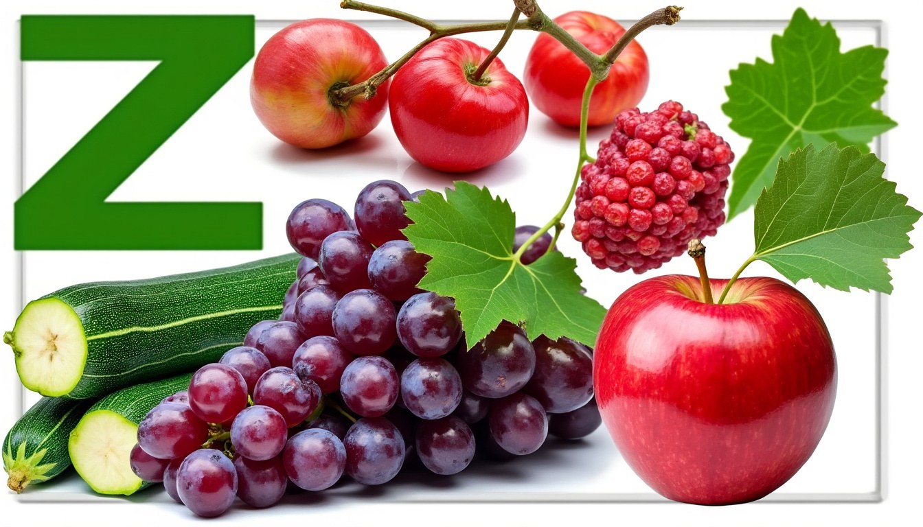 discover a comprehensive list of fruits starting with the letter z, along with their nutritional characteristics and health benefits.