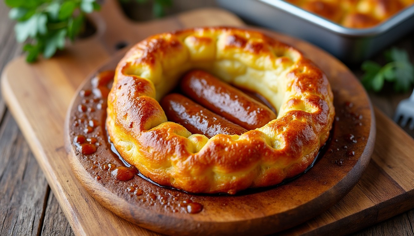 discover the secrets to a perfect rise and crispy batter in this classic toad in the hole recipe. easy-to-follow tips for a delicious british comfort food.